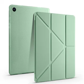 Samsung Tab A9 Kılıf Tri Folding Kalem Bölmeli Standlı Kılıf