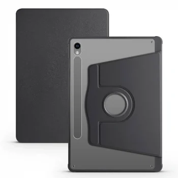 Samsung Tab S9 Kılıf Termik Kalem Bölmeli Dönebilen Standlı Kılıf