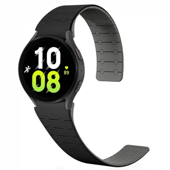 Samsung Watch 5 40mm KRD-111 20mm Çizgili Desenli Silikon Kordon