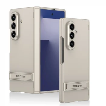 Samsung Z Fold 7 Kılıf Kıpta Standlı Kapak