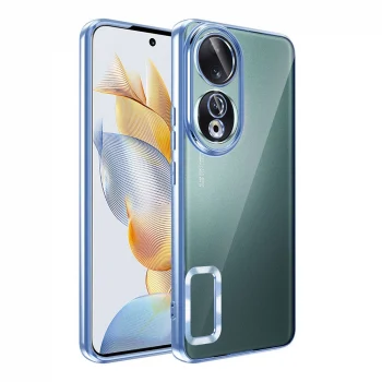 Honor 90 Kılıf Kamera Korumalı Logo Gösteren Omega Kapak