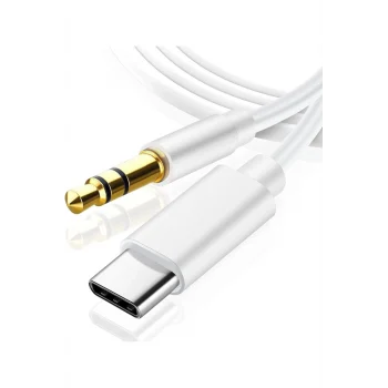 İphone 15 Pro Plus 16 Pro Max 17 Air Uyumlu Aux Type-c Aux Uyumlu Tak Çalıştır Bluetooth Gerektirmez