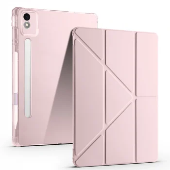 Lenovo Idea Tab Pro 12.7 TB-373FU Kılıf Tri Folding Kalem Bölmeli Standlı Kılıf