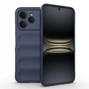 Tecno Spark 40 Kılıf Esnek TPU Oyuklu Arka Yüzey Tasarımlı Etnik Silikon Kapak