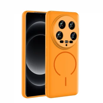 Xiaomi 14 Ultra Kılıf M-safe Şarj Özellikli Meta Kapak