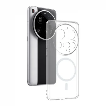Xiaomi 15 Ultra Kamera Korumalı M-Safe Şarj Özellikli Şeffaf London Sert PC Kapak