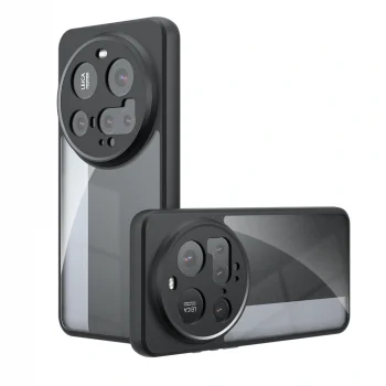 Xiaomi 15 Ultra Kılıf Kamera Korumalı Şeffaf Arka Yüzey New Roll Kapak