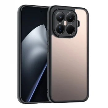 Xiaomi 15T Pro Kılıf Kamera Korumalı Şeffaf Arka Yüzey New Roll Kapak