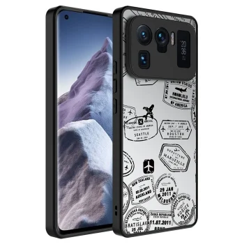 Xiaomi Mi 11 Ultra Kılıf Aynalı Desenli Kamera Korumalı Parlak Mirror Kapak