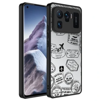 Xiaomi Mi 11 Ultra Kılıf Aynalı Desenli Kamera Korumalı Parlak Mirror Kapak