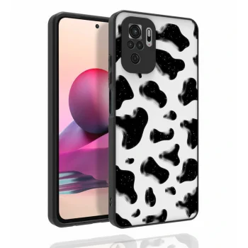 Xiaomi Poco M5S Kılıf Desenli Kamera Korumalı Parlak Nora Kapak