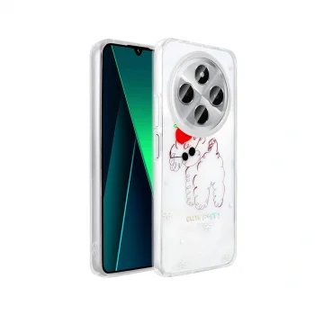 Xiaomi Redmi 14C 4G Kılıf Şeffaf Figürlü Folk Sert Kapak