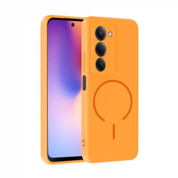 Xiaomi Redmi 15 Kılıf M-safe Şarj Özellikli Meta Kapak