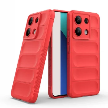 Xiaomi Redmi Note 13 4G Kılıf Esnek TPU Oyuklu Arka Yüzey Tasarımlı Etnik Silikon Kapak