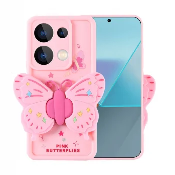 Xiaomi Redmi Note 13 Pro 4G Kılıf Kamera Korumalı Figür Tasarımlı Kapya Kapak