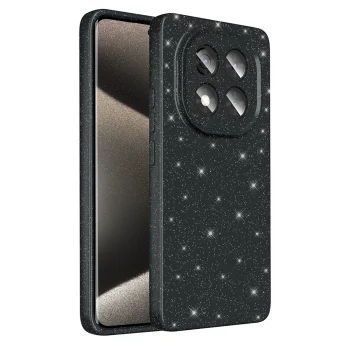 Xiaomi Redmi Note 14 Pro 4G Kılıf Kamera Korumalı Simli Lüks Koton Kapak