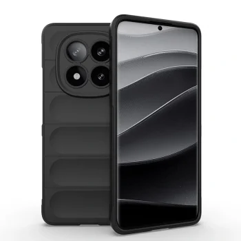 Xiaomi Redmi Note 14 Pro Plus Kılıf Esnek TPU Oyuklu Arka Yüzey Tasarımlı Etnik Silikon Kapak