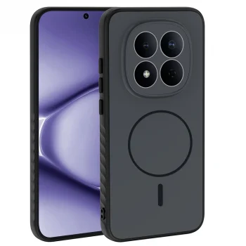 Xiaomi Redmi Note 15 Pro Kılıf M-safe Şarj Özellikli Tea Kapak