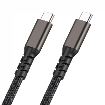 2.Jenerasyon Type-C to Type-C USB3.2 PD Data Kablosu 100W 20Gbps 4K@60Hz 0.2 Metre