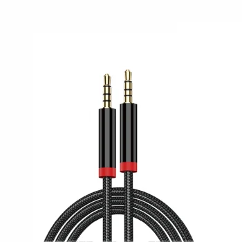 AU-708 Örgü Tasarımlı Aux Audio Kablo 3.5mm 3m