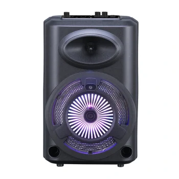 GD-903 Dijital LED Göstergeli FM Radyolu Mikrofonlu RGB TWS 8 inç Stereo Bass Kablosuz Karaoke Hoparlör