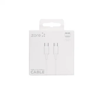 ZR-41 Type-C to Type-C PD Hızlı Şarj Özellikli Data ve Şarj Kablosu 1M