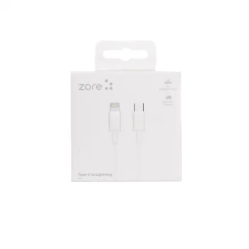 ZR-42 Type-C to Lightning PD Hızlı Şarj Özellikli Data ve Şarj Kablosu 1M