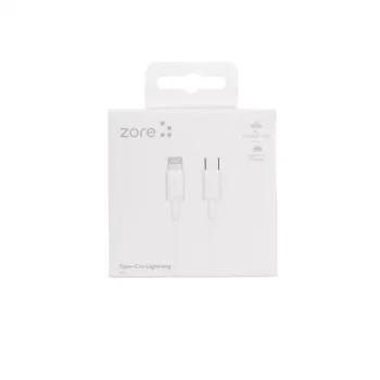 ZR-42 Type-C to Lightning PD Hızlı Şarj Özellikli Data ve Şarj Kablosu 1M