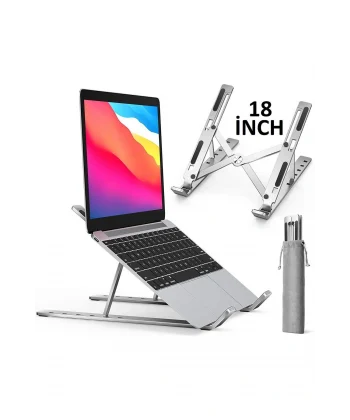 Ayarlı Laptop Macbook Uyumlu Notebook Yükseltici Tutucu Stand Alüminyum