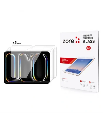 iPad 11 Pro 2024 5in1 Tablet Temperli Cam Ekran Koruyucu