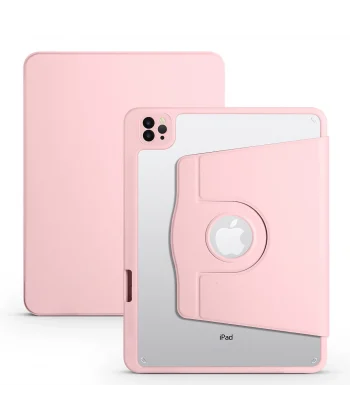 iPad Pro 11 2018 Kılıf Termik Kalem Bölmeli Dönebilen Standlı Kılıf