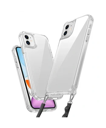 iPhone 11 Kılıf Airbagli Takılabilir Askı Aparatlı Snap Silikon Kapak