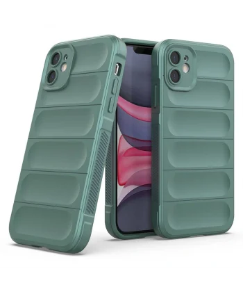 iPhone 11 Kılıf Esnek TPU Oyuklu Arka Yüzey Tasarımlı Etnik Silikon Kapak