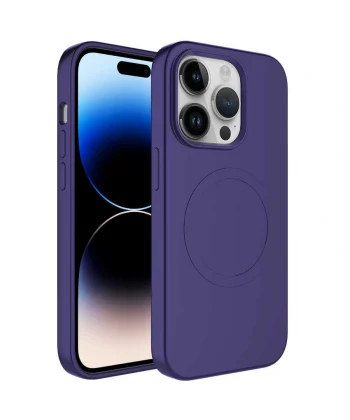 iPhone 11 Pro Max Kılıf M-safe Wireless Şarj Özellikli Pastel Renk Silikon Plas Kapak