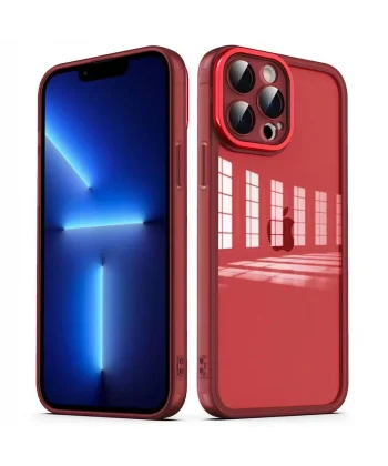 iPhone 12 Pro Max Kılıf Kamera Korumalı Transparan Post Kapak