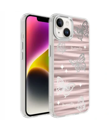 iPhone 13 Kılıf Airbagli Parlak Tasarımlı Mimbo Kapak