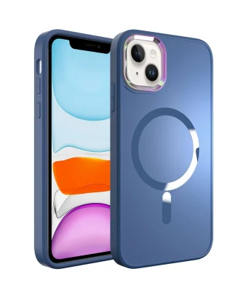 iPhone 13 Kılıf M-safe Wireless Şarj Özellikli Stil Kapak