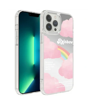 iPhone 13 Pro Kılıf Airbagli Parlak Tasarımlı Mimbo Kapak