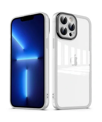 iPhone 13 Pro Kılıf Kamera Korumalı Transparan Post Kapak