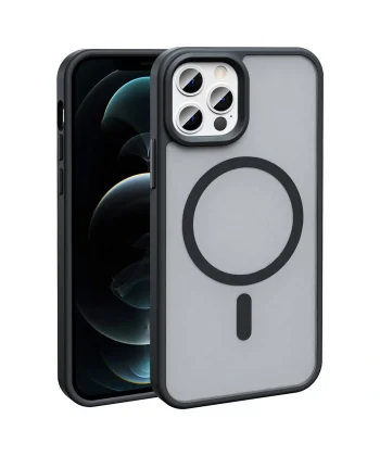 iPhone 13 Pro Kılıf M-safe Şarj Özellikli Mat Arka Yüzey Sio Kapak