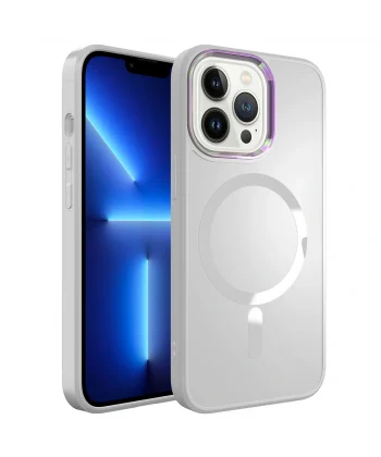 iPhone 13 Pro Kılıf M-safe Wireless Şarj Özellikli Stil Kapak