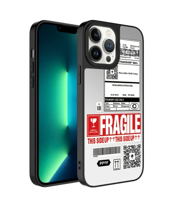 iPhone 13 Pro Max Kılıf Aynalı Desenli Kamera Korumalı Parlak Mirror Kapak