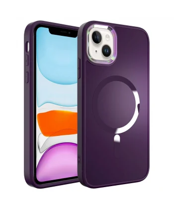 iPhone 14 Kılıf M-safe Wireless Şarj Özellikli Stil Kapak