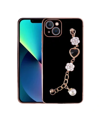 iPhone 14 Plus Kılıf El Tutamaçlı Kamera Korumalı Taka Silikon Kapak