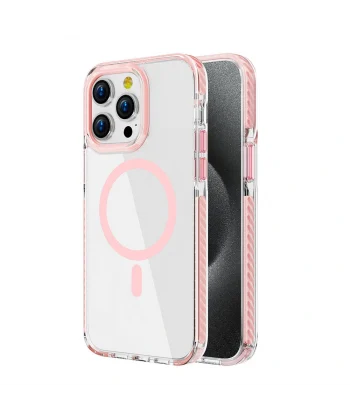 iPhone 14 Pro Kılıf M-safe Şarj Özellikli Airbagli Takılabilir Askı Aparatlı Nana Kapak