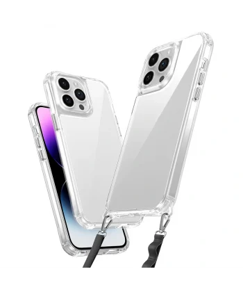 iPhone 14 Pro Max Kılıf Airbagli Takılabilir Askı Aparatlı Snap Silikon Kapak