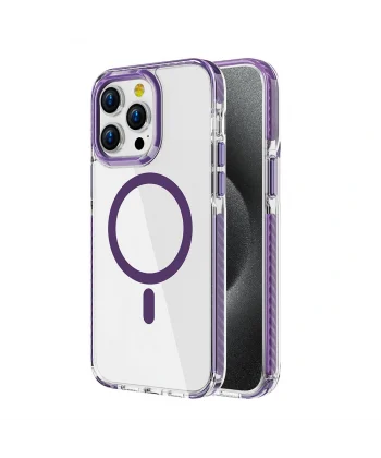 iPhone 14 Pro Max Kılıf M-safe Şarj Özellikli Airbagli Takılabilir Askı Aparatlı Nana Kapak