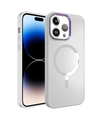 iPhone 14 Pro Max Kılıf M-safe Wireless Şarj Özellikli Stil Kapak