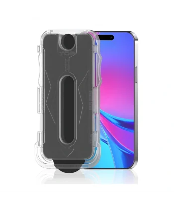 iPhone 14 Kolay Uygulama Aparatlı 5D Magic Privacy Glass Hayalet Cam Ekran