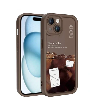 iPhone 15 Kılıf Kamera Korumalı Baskılı Arka Yüzey Klas Kapak